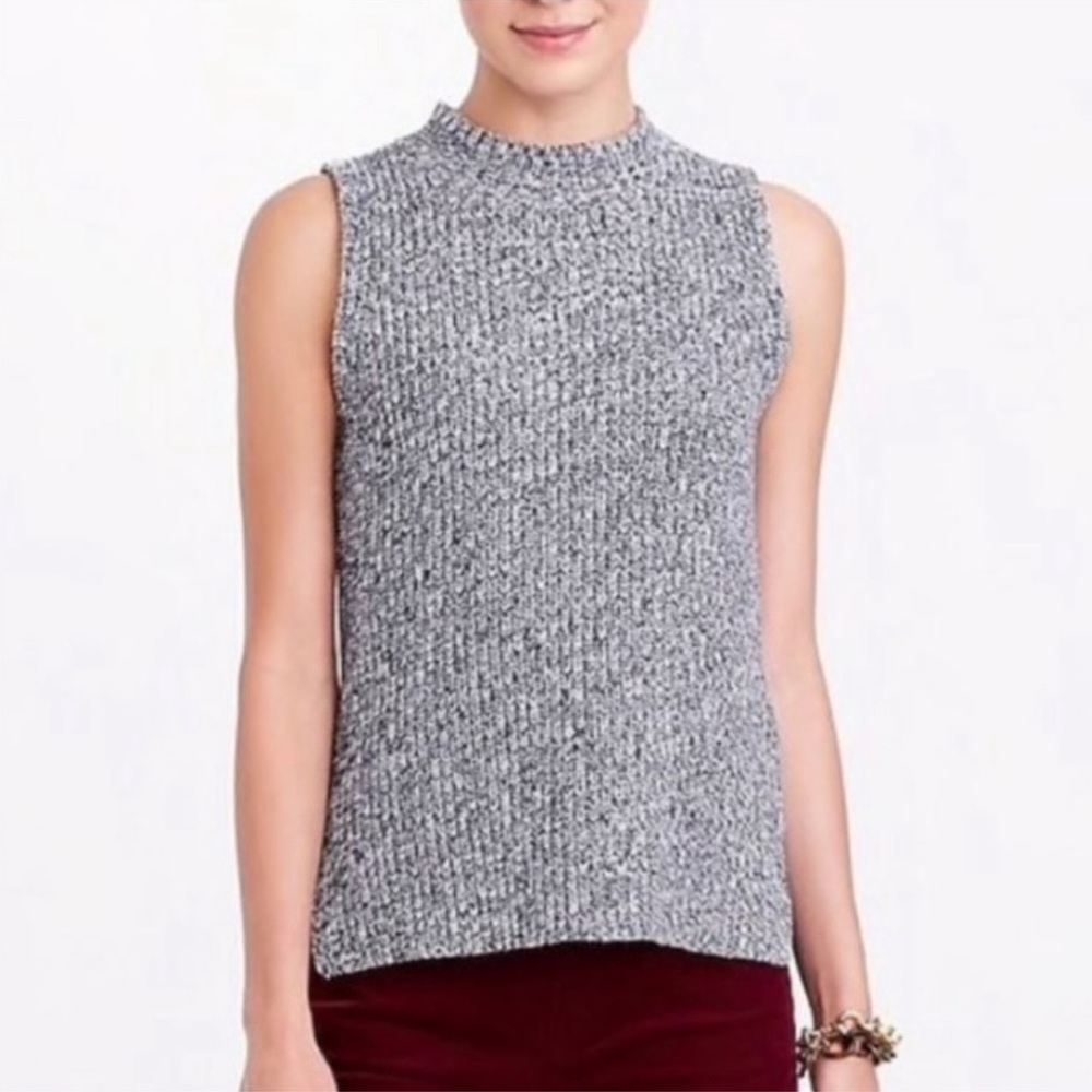 NWOT J Crew Wool Blend Sweater Vest Top Sz M